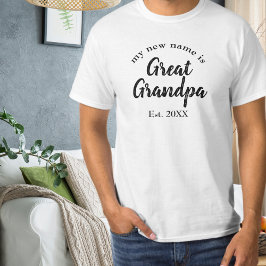 新しい名前は素晴らしGrandpa New素晴らし Grandpa Tシャツ