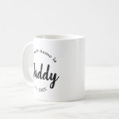 新しい名前はDaddy New Dad Est Coffee Mug コーヒーマグカップ (正面左)