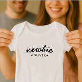 新しい名前 | ミニマモダンリストのスタースタイリッシュかわいい ベビーボディスーツ