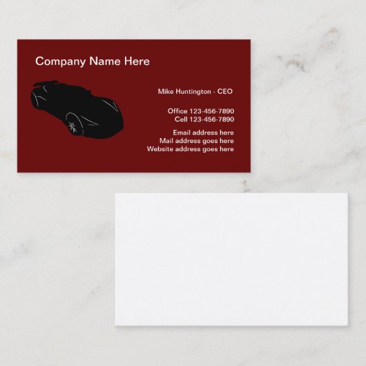 新しい名車の刺 名刺 (正面/裏面)