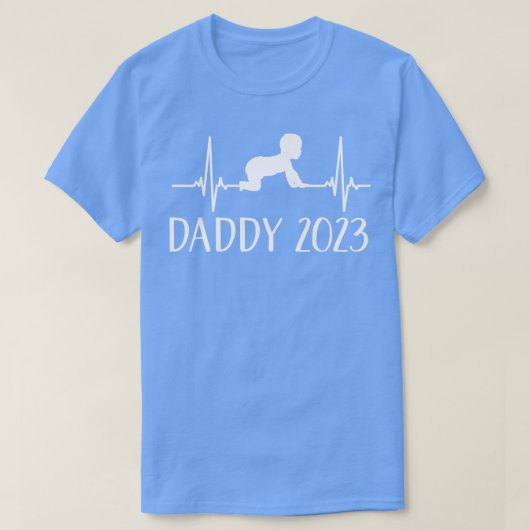 新しい周波数ハートビートパルスとDaddy 2023 Tシャツ (デザイン正面)