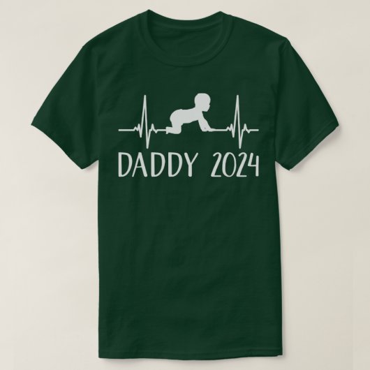 新しい周波数ハートビートパルスとDaddy 2024 Tシャツ (デザイン正面)