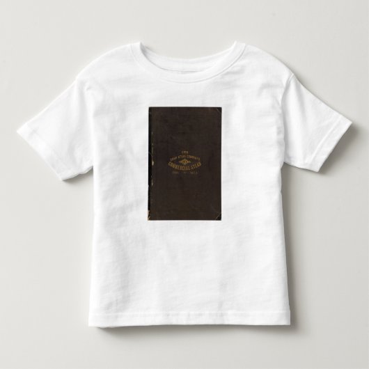 新しい商業地図書、米国 トドラーTシャツ (正面)