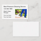 新しい圧力クリーニングサービスの名刺 名刺 (正面/裏面)