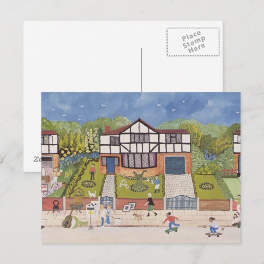 新しい地区 ポストカード (正面/裏面)