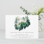 新しい地域での新住所のお知らせ 案内状 (スタンド正面)