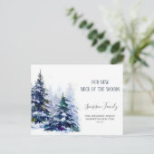 新しい地域への移動のお知らせ ポストカード (スタンド正面)