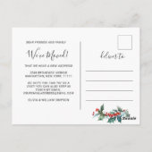 新しい地域への移動のお知らせ ポストカード (裏面)