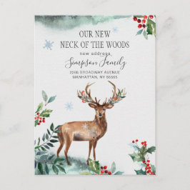 新しい地域への移動のお知らせ ポストカード