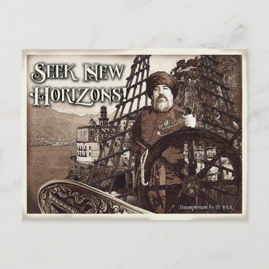 新しい地平線のポストカード ポストカード (正面)