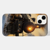 新しい地平線へと蒸気の力を込めて Case-Mate iPhoneケース (裏面 (横))