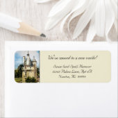 新しい城の新しい住所ラベルに登録 ラベル (インサイチュ)