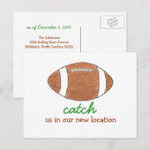 新しい場所でお待ちください 住所変更のお知らせ 案内ポストカード (正面/裏面)