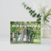 新しい場所得のはがきが届いた ポストカード (スタンド正面)