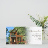 新しい場所！住所の変カスタム更 案内状 (スタンド正面)