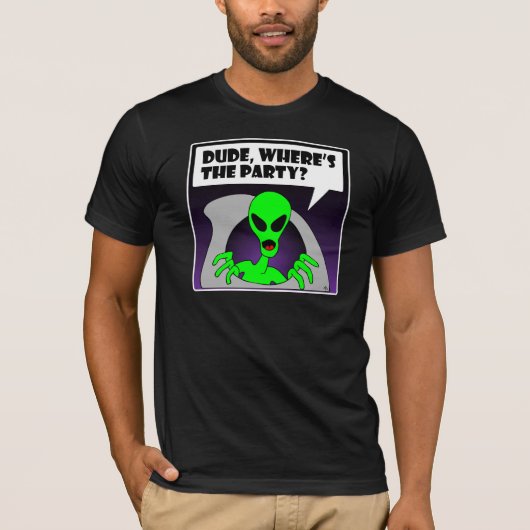 新しい外国のパーティー Tシャツ (正面)