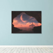 新しい夜明け キャンバスプリント (インサイチュ (ウッドフロア))