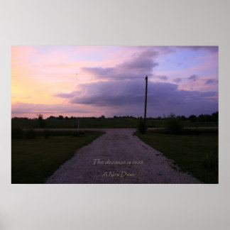 新しい夜明け ポスター