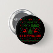 新しい大統領がクリスマスに欲しいだけ 不細工なS 缶バッジ (正面&裏面)