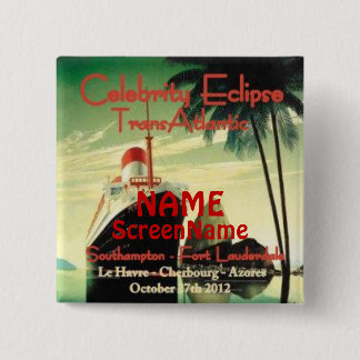 新しい大西洋横断ボタン 缶バッジ