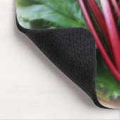 新しい大黄の茎および葉 マウスパッド (コーナー)