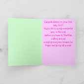 新しい女の子おめでとう!! カード (内部)