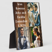 新しい女性のためのフレ結婚したーム フォトプラーク (側面)