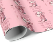 新しい女性のカーボーイインタウン ラッピングペーパー (ロールコーナー)