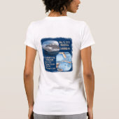 新しい女性タンクトップのロゴの前部および背部 Tシャツ (裏面)