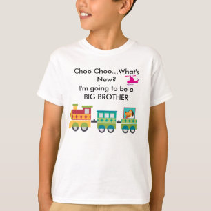 新しい妊娠の発表T-Shirはである何Choo Choo Tシャツ