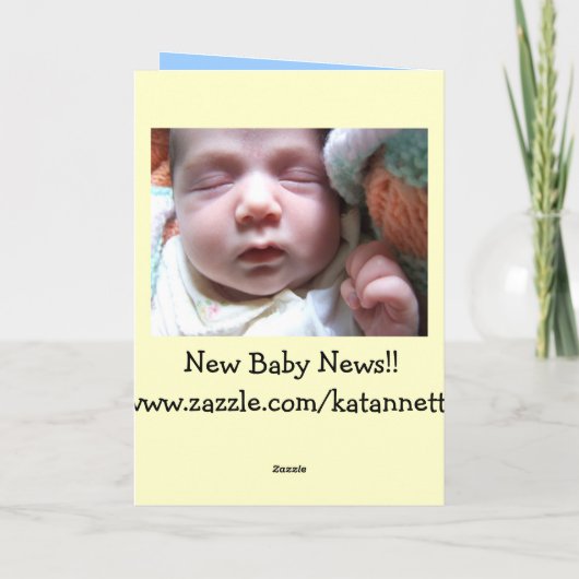 新しい妊娠告知カード 案内状 (裏面)