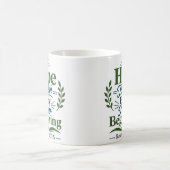 新しい始まりに希望を抱く言葉 コーヒーマグカップ (中央)