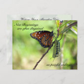 新しい始まりのはがき ポストカード (正面/裏面)