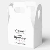 新しい始まりのへの甘い終カスタム了 フェイバーボックス (オープン)