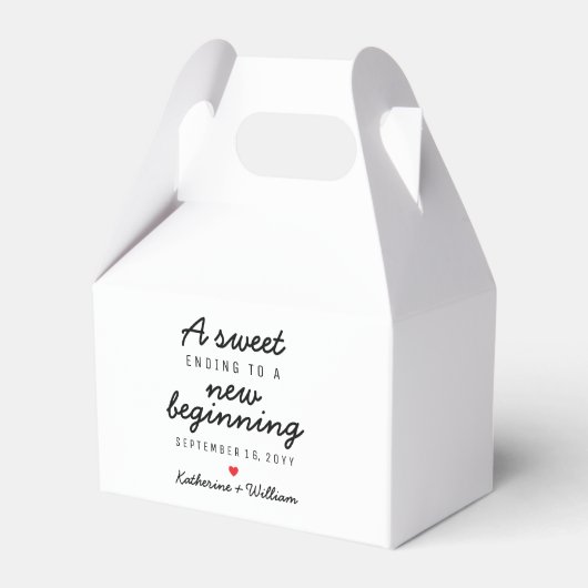 新しい始まりのへの甘い終カスタム了 フェイバーボックス (正面サイド)