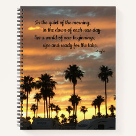 新しい始まりの世感動的界 ノートブック