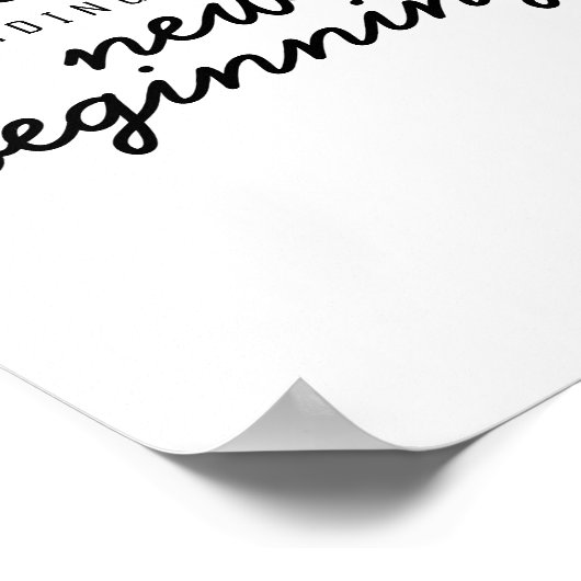 新しい始まりの兆しに甘結婚い結末 ポスター (角)