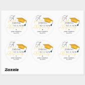 新しい始まりの甘い終わり 2025 卒業式 ラウンドシール (シート)