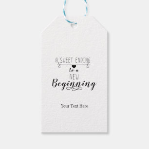 新しい始まりの結婚式の引き出物に甘い結末 ギフトタグ