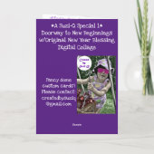 新しい始まりへの扉 - 祝福と説明 カード (裏面)