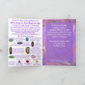 新しい始まりへの扉 - 祝福と説明 カード (内部)