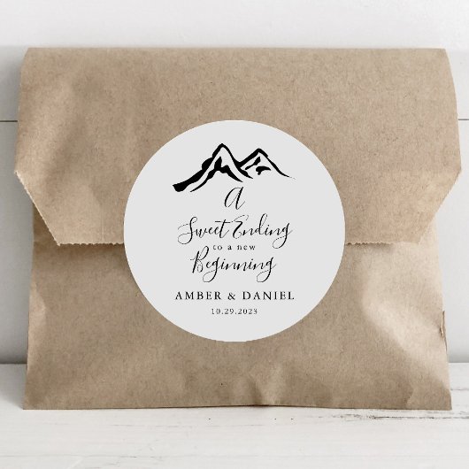 新しい始まりへの甘い結婚結末 ラウンドシール