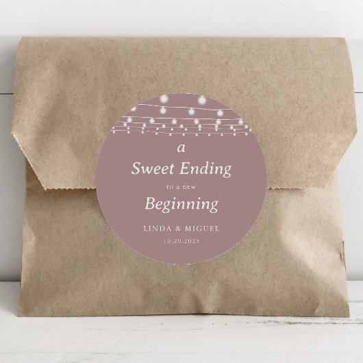 新しい始まりへの甘い結婚結末 ラウンドシール