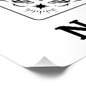 新しい始まりタロットカードシナ神秘的な魔女 ポスター (コーナー)