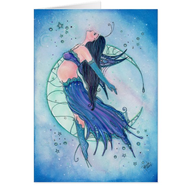 新しい始まり妊娠フェアリーのカードby Renee L lavoi (正面)