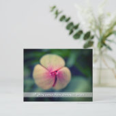 新しい始まり春チューリップフラワーポストカード ポストカード (スタンド正面)