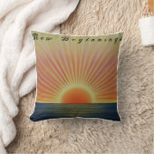 新しい始まり枕 クッション (ブランケット)