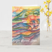 新しい始まり カード (黄色い花)