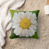 新しい始まり – デイジーフラワーパワー クッション (ブランケット)