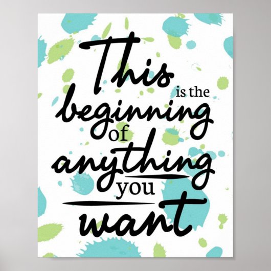 新しい始まり ポスター (正面)